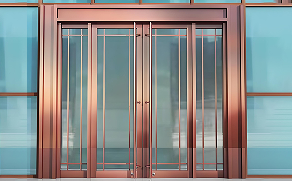 洛川玻璃地弹门