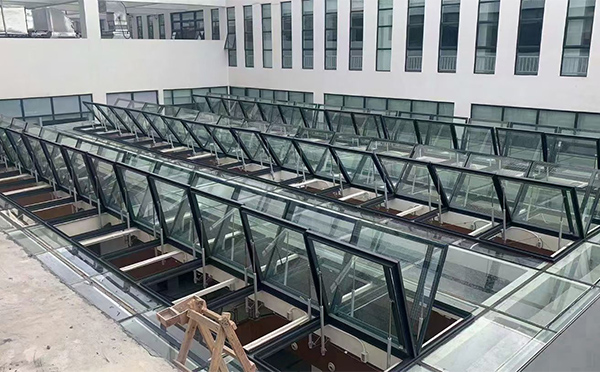 百安科技有限公司近期洛川排烟窗项目案例分享