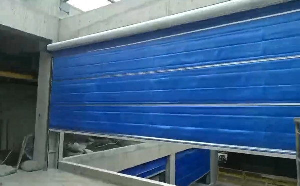 大型物流园区完成洛川防火门整体安装工程